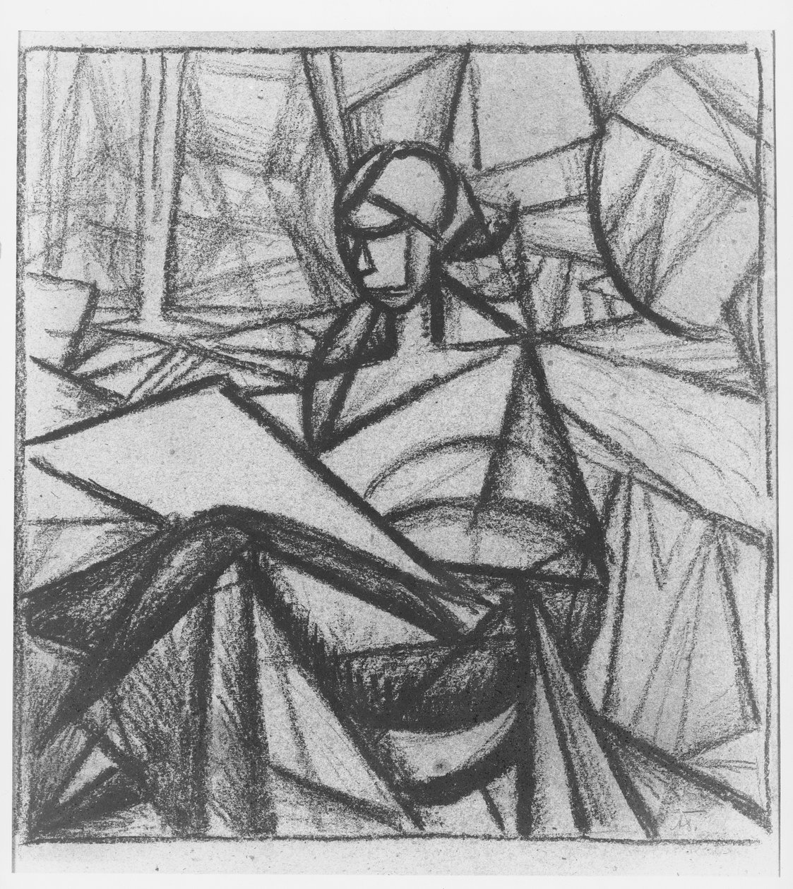 Donna, 1914-15 da Alexander Bogomazov