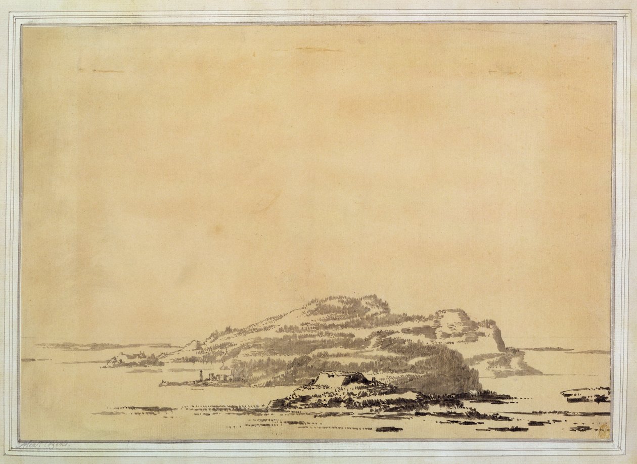 Paesaggio fantastico, 1780-85 da Alexander Cozens