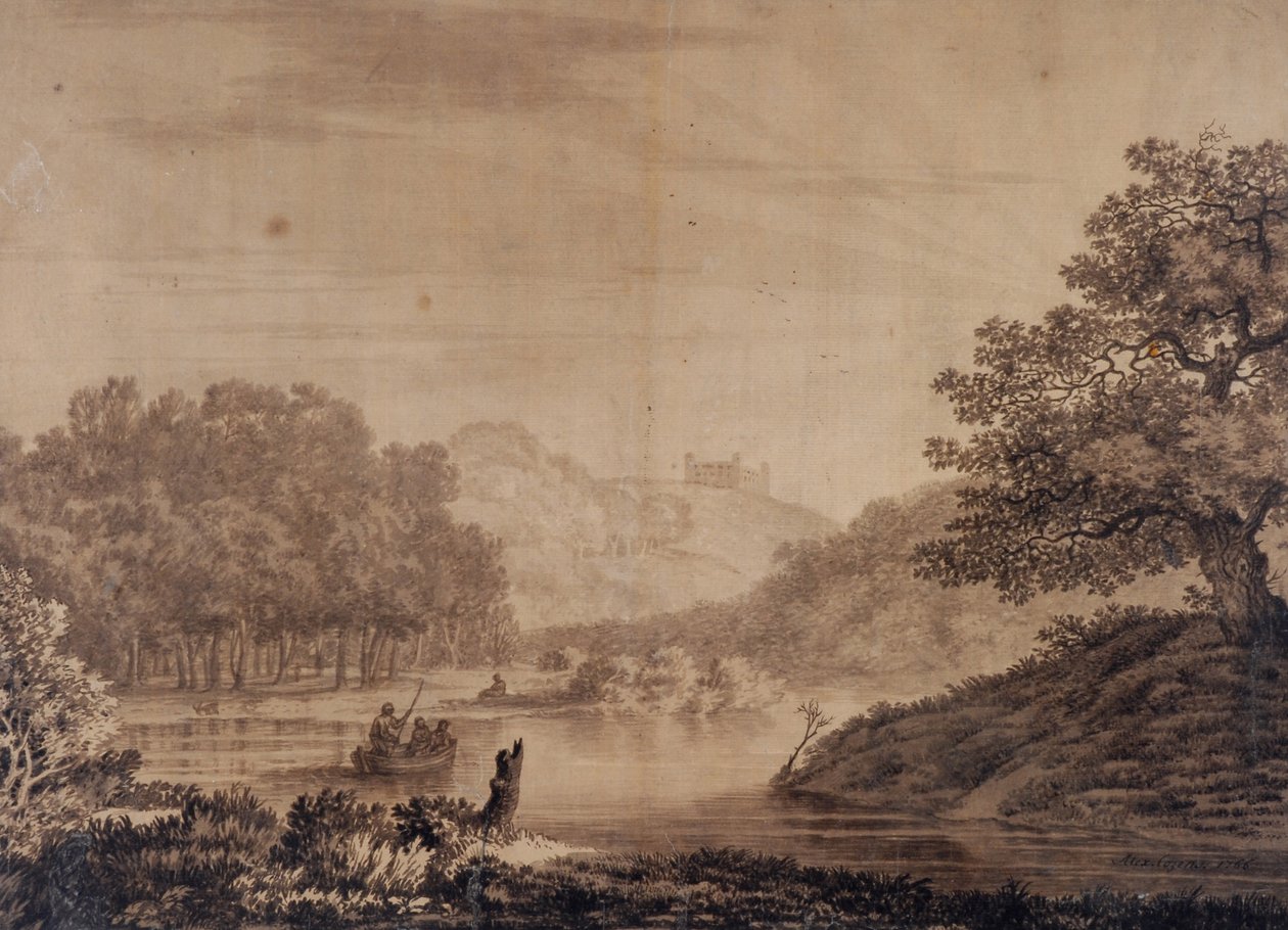 Paesaggio italiano da Alexander Cozens