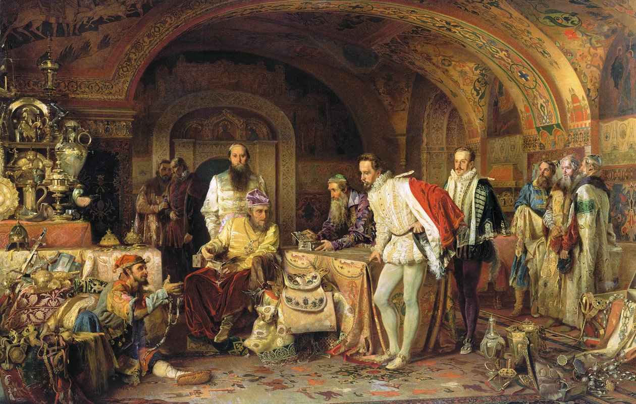 Ivan IV di Russia mostra i suoi tesori all