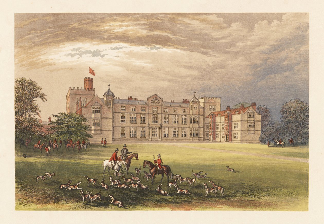 Burton Constable Hall, Yorkshire, Inghilterra da Alexander Francis (after) Lydon