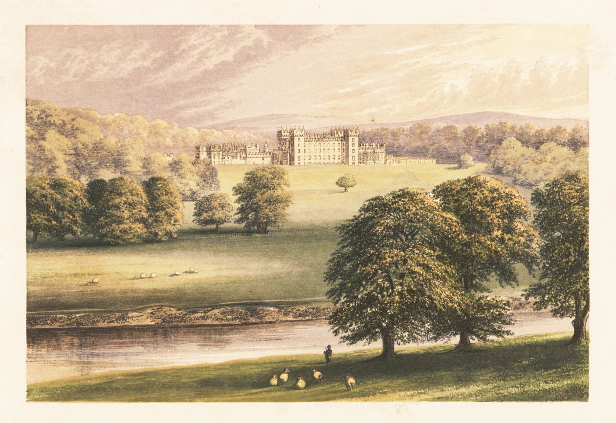 Castello di Floors, Roxburghshire, Scozia da Alexander Francis (after) Lydon