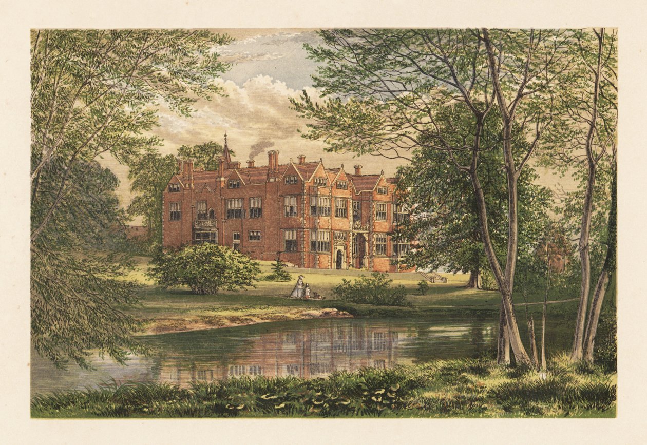 Franks Hall, Farningham, Kent, Inghilterra da Alexander Francis (after) Lydon