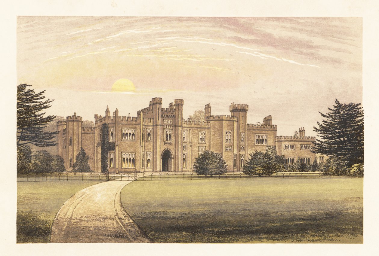 Garnstone, Herefordshire, Inghilterra, 1880 (incisione) da Alexander Francis (after) Lydon
