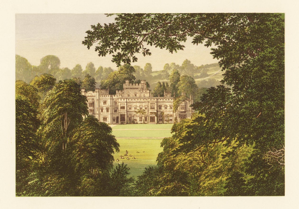 Castello di Hampton Court, Herefordshire, Inghilterra da Alexander Francis (after) Lydon