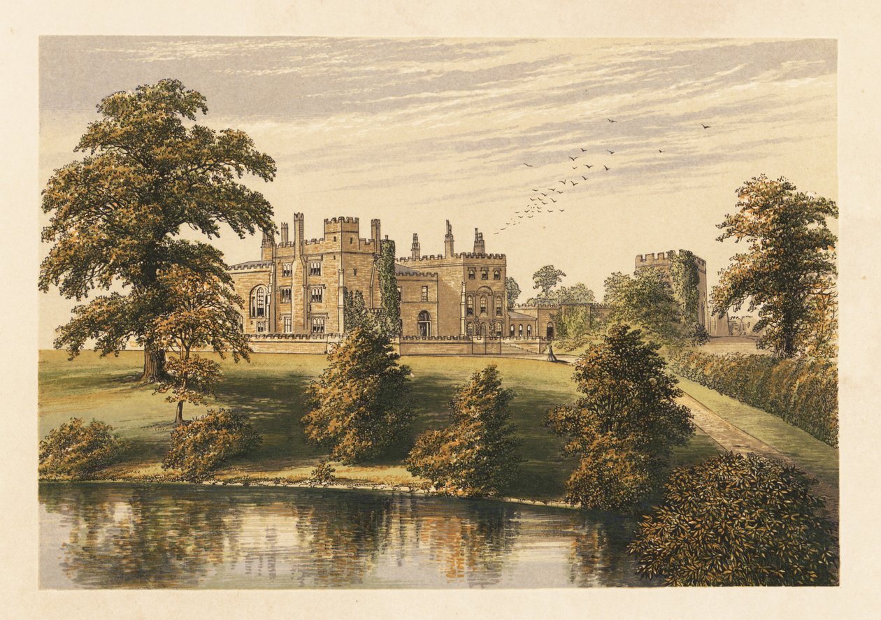 Castello di Ripley, Yorkshire, Inghilterra, 1880 da Alexander Francis (after) Lydon