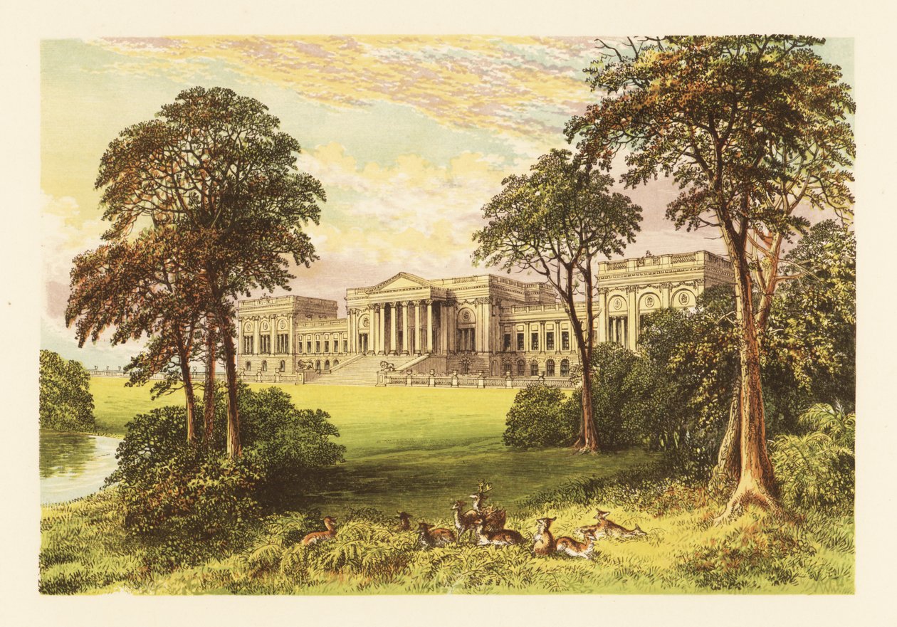 Parco di Stowe, Buckinghamshire, Inghilterra da Alexander Francis (after) Lydon