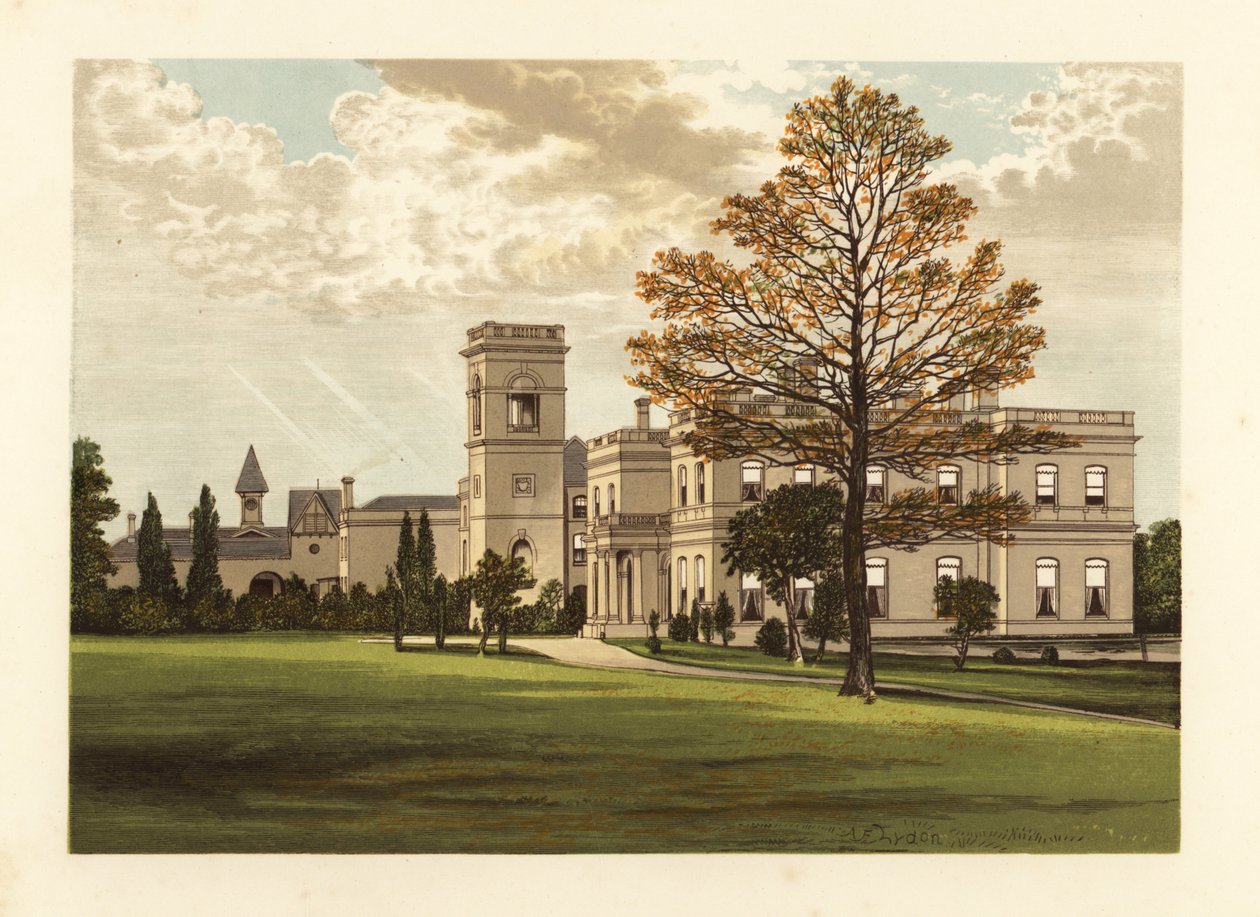 Stowlangtoft Hall, Suffolk, Inghilterra da Alexander Francis (after) Lydon