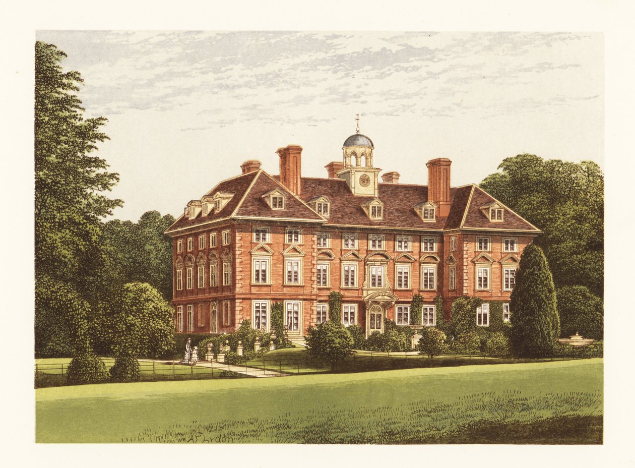 Tyttenhanger Park, Herefordshire, Inghilterra da Alexander Francis (after) Lydon