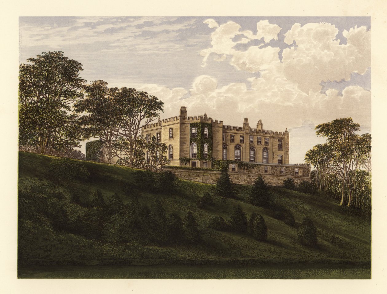 Workington Hall, Cumberland, Inghilterra da Alexander Francis (after) Lydon