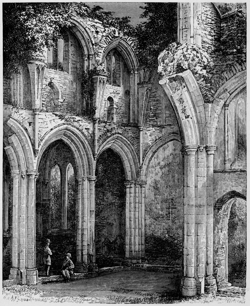 Archi nel transetto sud, Abbazia di Netley, c1880 da Alexander Francis Lydon