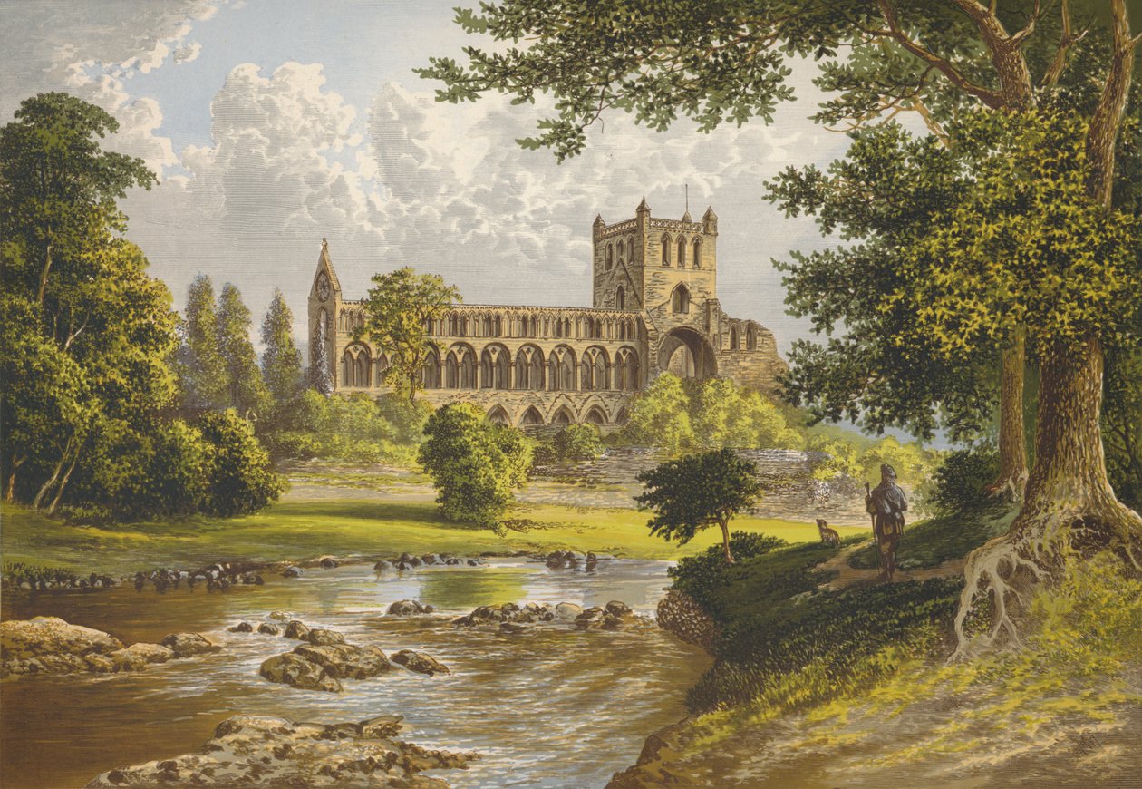 Abbazia di Jedburgh, 1882, 1897 da Alexander Francis Lydon