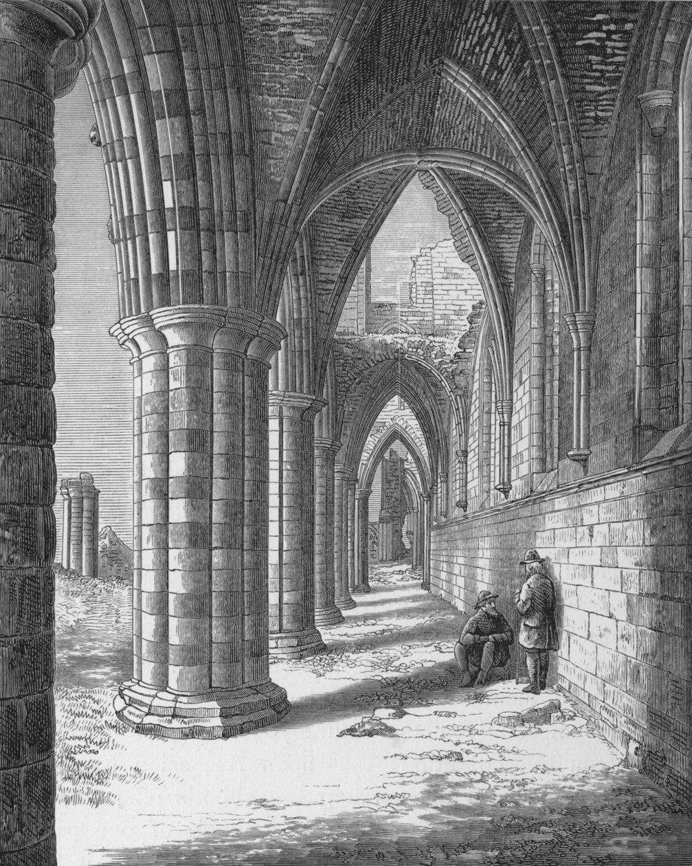 Navata nord, Abbazia di Whitby, c1880 da Alexander Francis Lydon