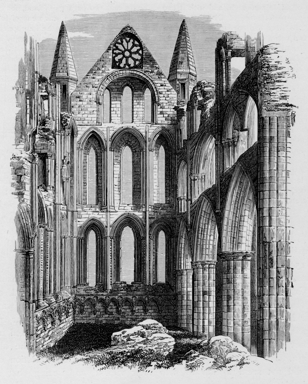 Transetto nord, Abbazia di Whitby, c1880, 1897 da Alexander Francis Lydon