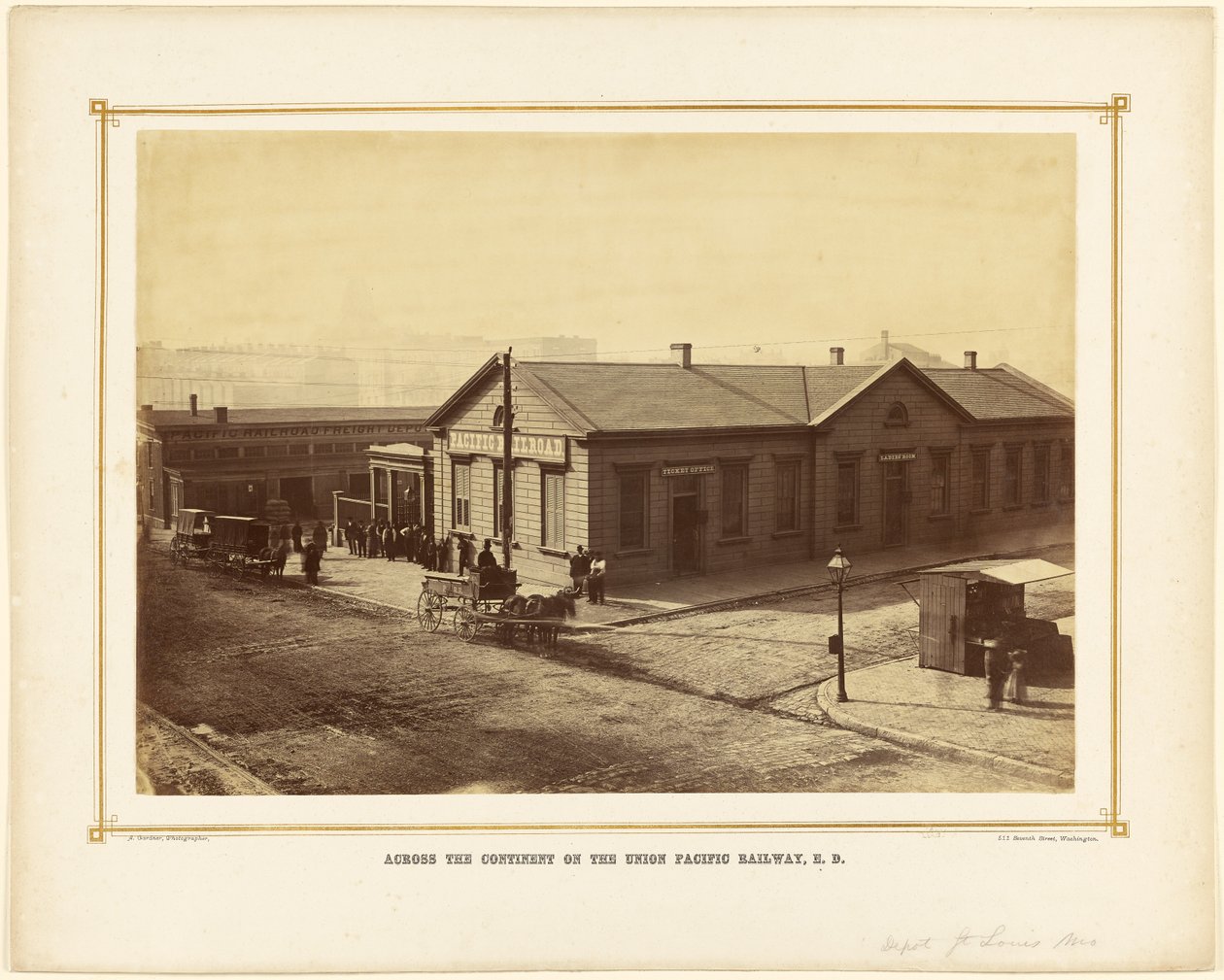 [Deposito di St. Louis, Missouri] da Alexander Gardner