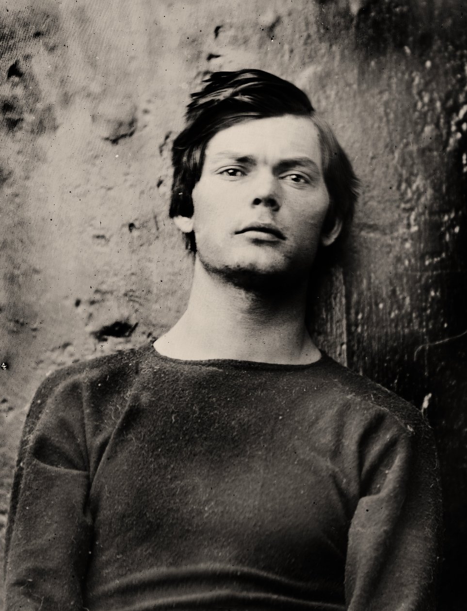 Lewis Powell con manette ai polsi a bordo della USS Saugus, 1865 da Alexander Gardner