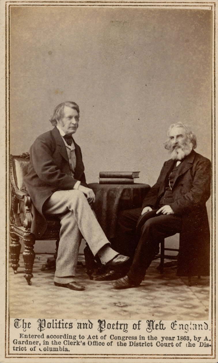 La politica e la poesia del New England, 1863 (foto) da Alexander Gardner
