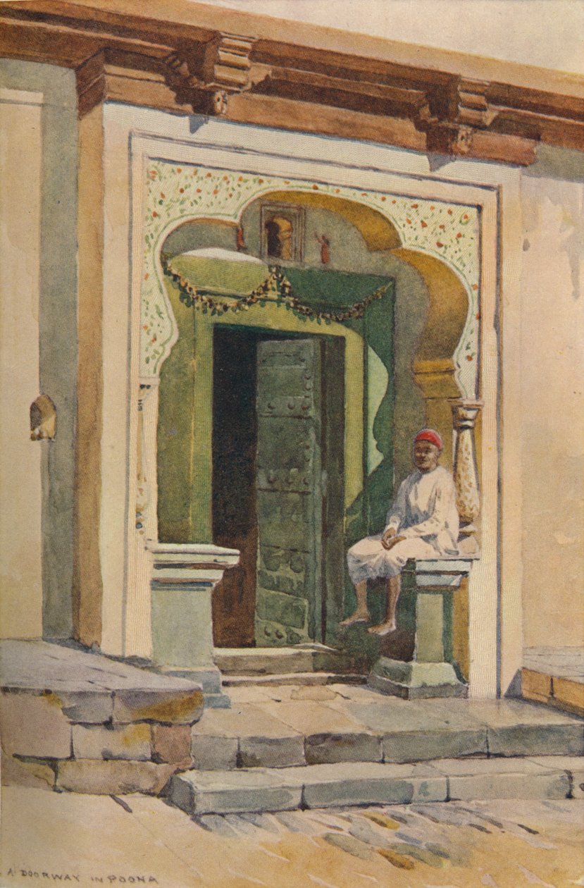 Un portone, Poona da Alexander Henry Hallam Murray