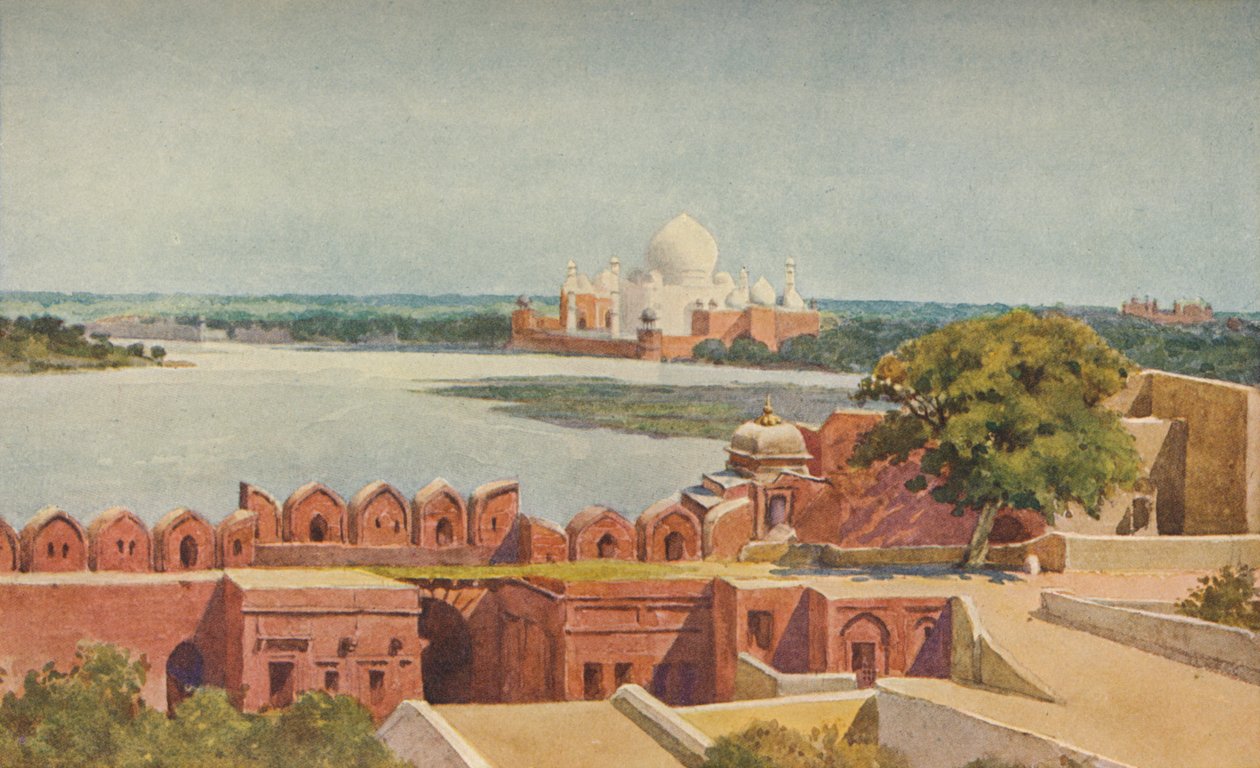 Il Taj dal Forte, Agra da Alexander Henry Hallam Murray