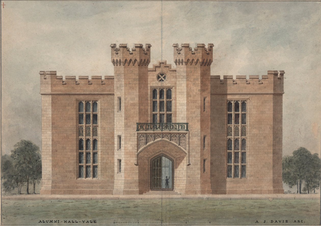Casa degli Alumni di Yale da Alexander Jackson Davis