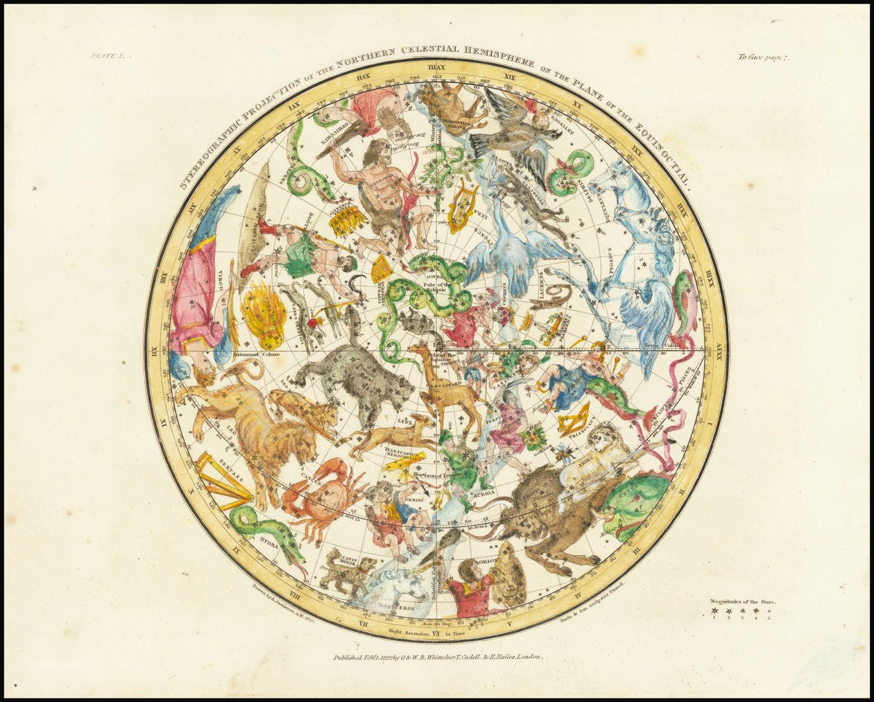 1822 - Alexander Jamieson - Proiezione stereografica dell