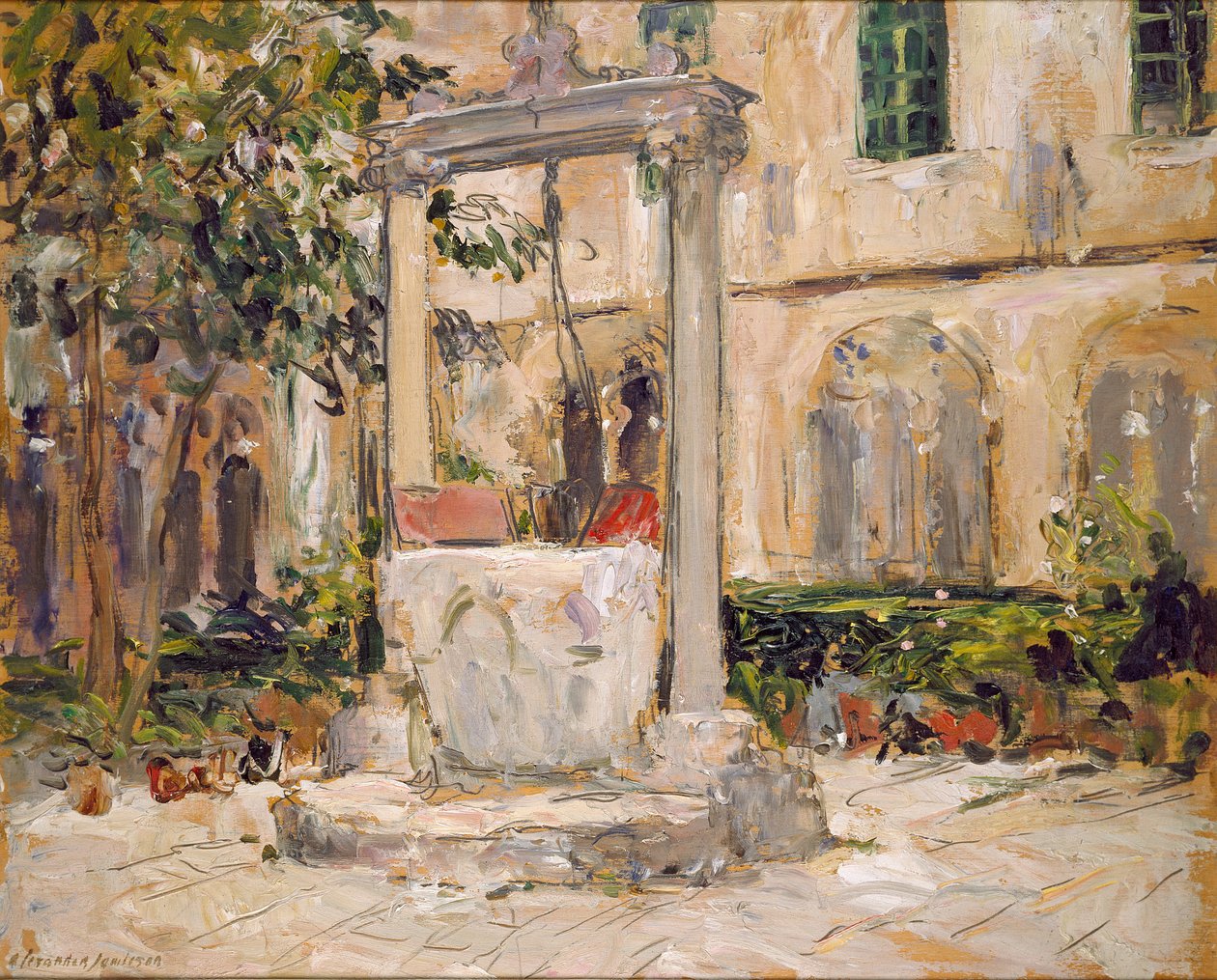 Chiostro del Monastero Domenicano, Dubrovnik, inizio XX secolo da Alexander Jamieson