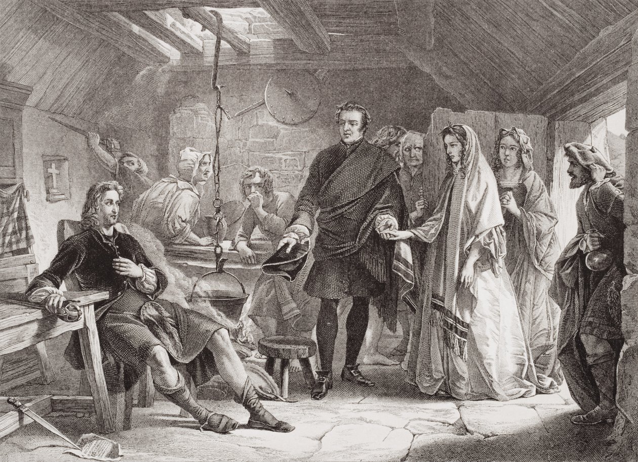 Il primo incontro tra il Principe Carlo e Flora Macdonald sull