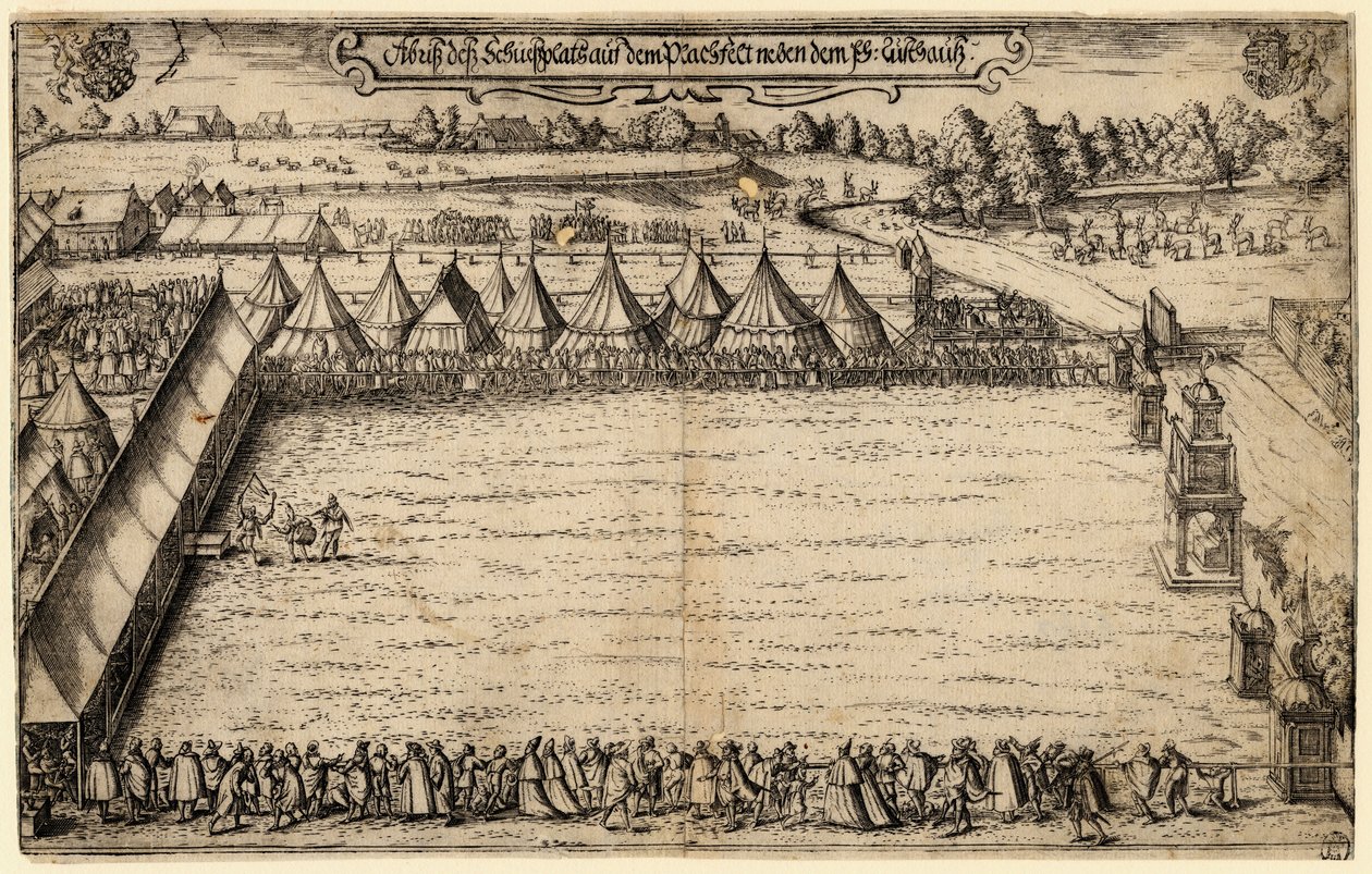 Gli arcieri della balestra a Monaco, 1599 da Alexander Mair