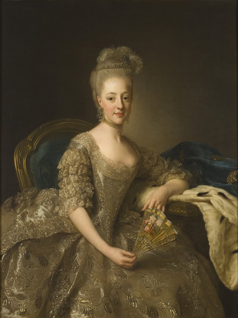 Hedvig Elisabet Charlotta (1759-1818), principessa di Svezia, duchessa di Södermanland, in seguito regina di Svezia e Norvegia da Alexander Roslin