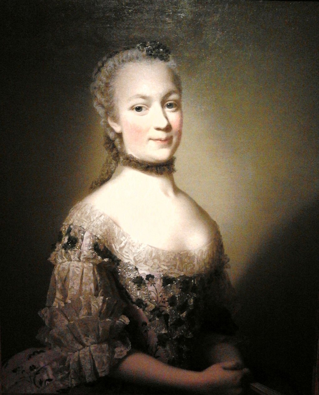 Ritratto di Katarzyna Mniszech, nata Zamoyska da Alexander Roslin