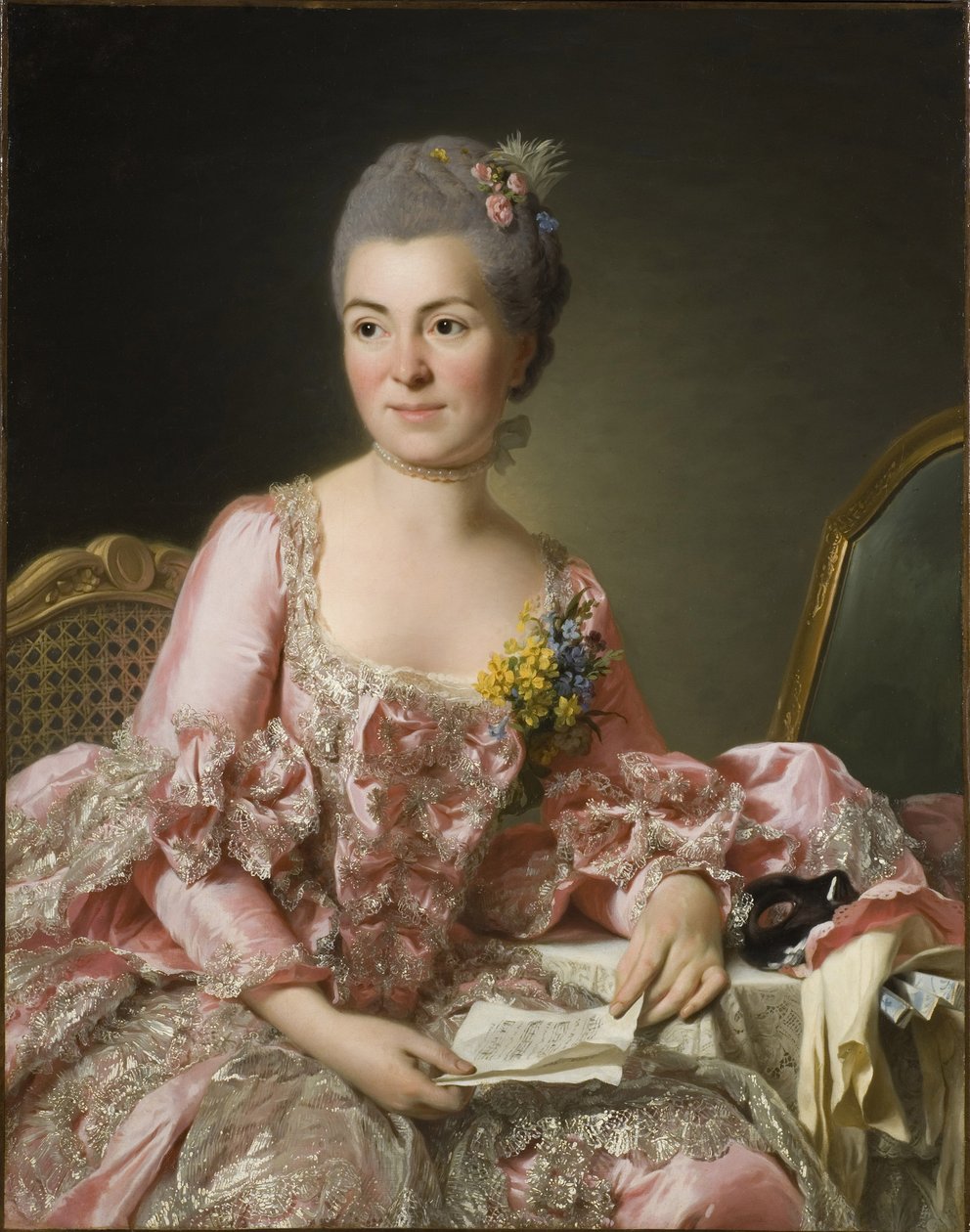Ritratto di Marie-Suzanne Giroust, Madame Roslin da Alexander Roslin