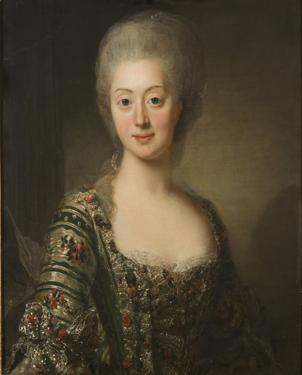 Sofia Maddalena, regina di Svezia da Alexander Roslin