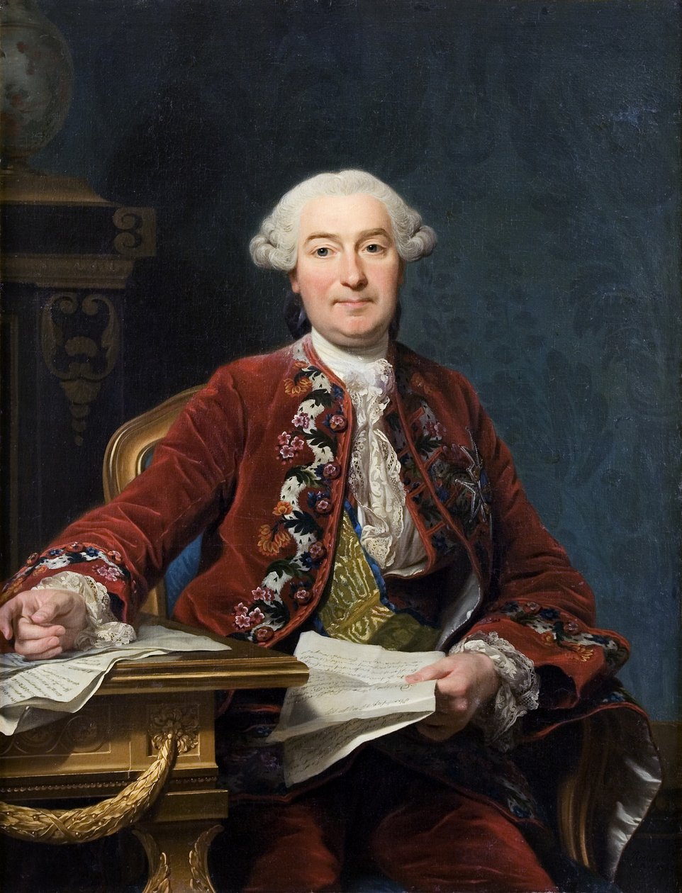 Ulrik Scheffer (1716 - 99) da Alexander Roslin
