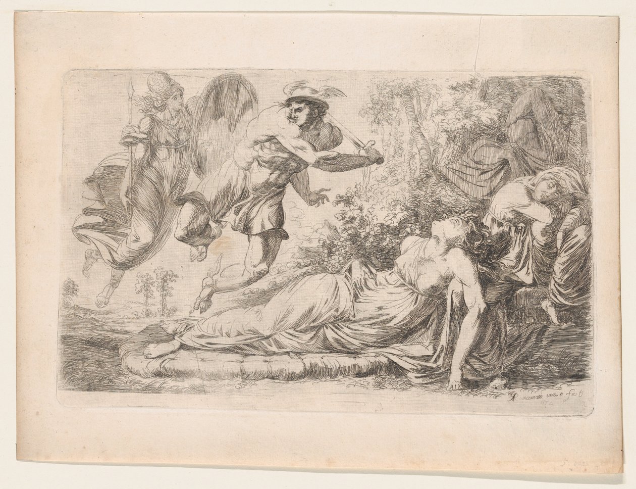 Perseo e la Medusa addormentata da Alexander Runciman