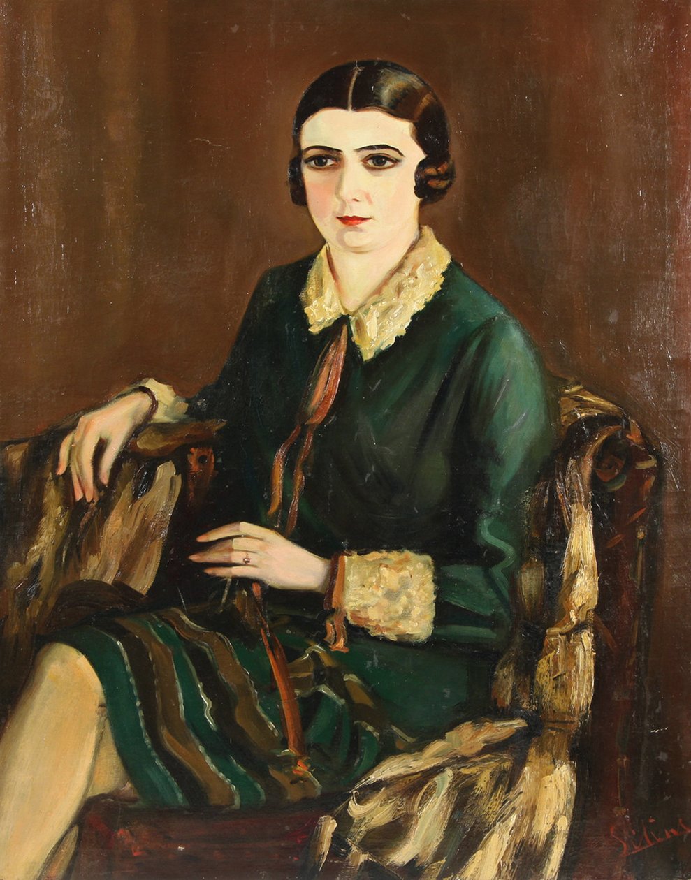 Ritratto di Lilya Brik da Alexander Silins