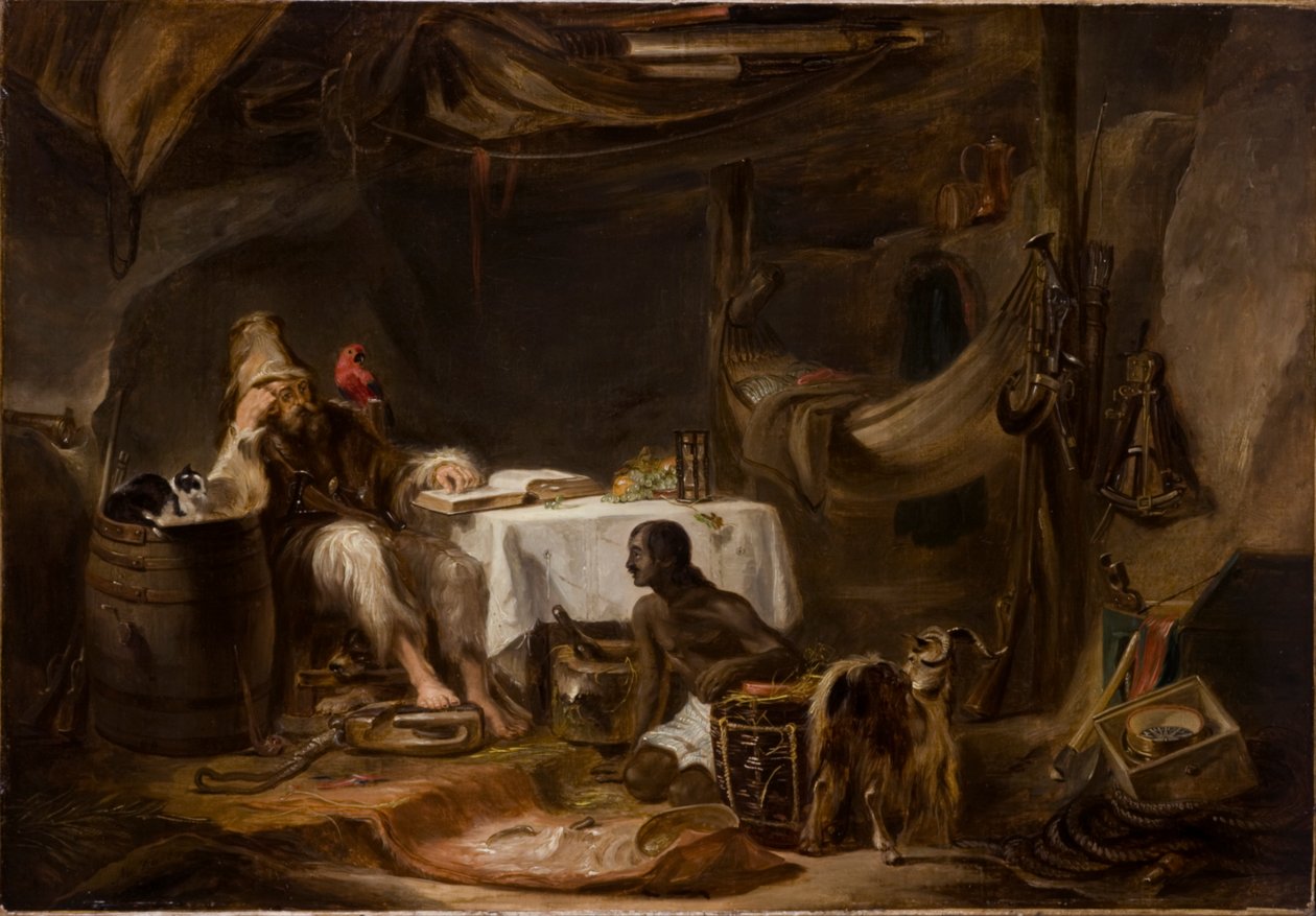 Robinson Crusoe e Venerdì da Alexander Snr Fraser