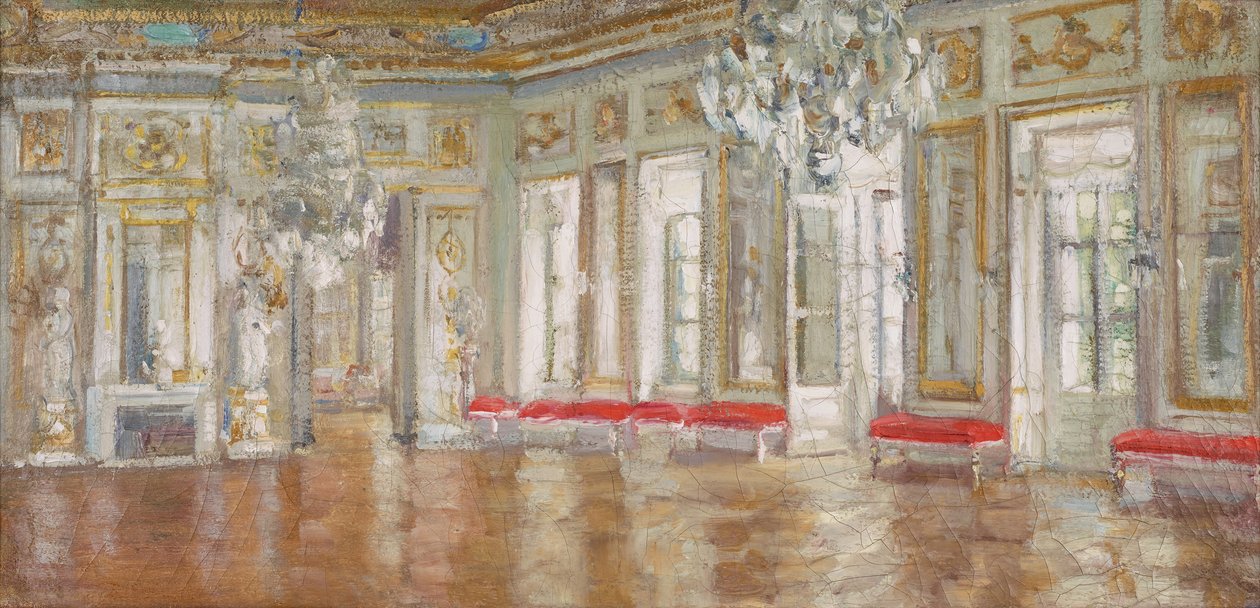 La sala bianca, c. 1907 da Alexander Valentinovich Sredin