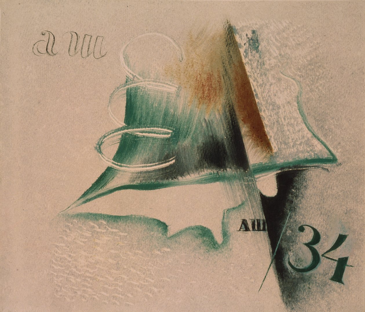 Composizione con due lettere da Alexander Vasilyevich Shevchenko
