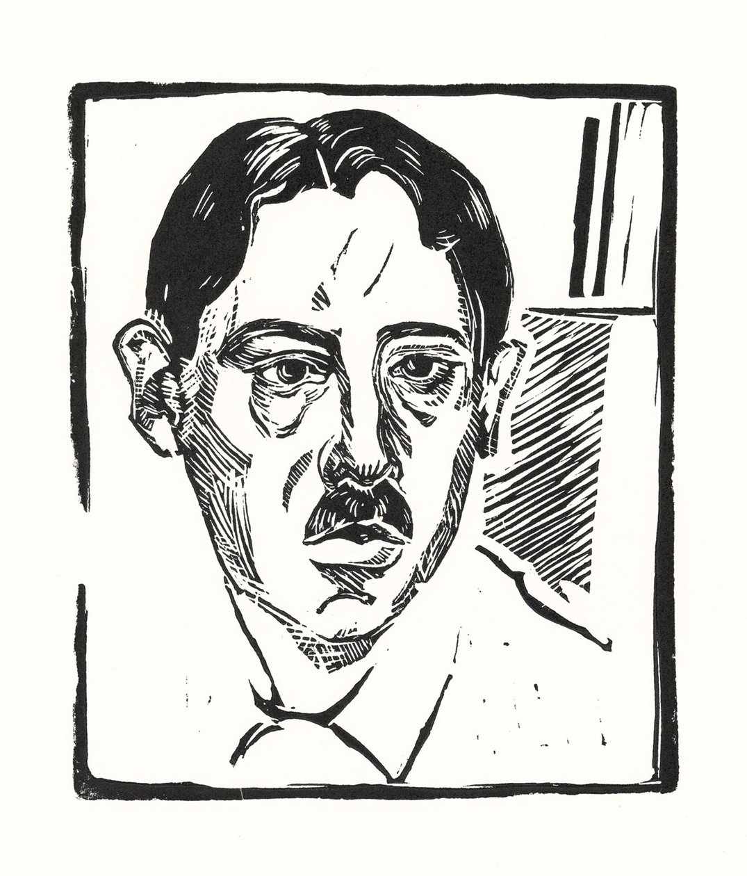 Autoritratto, 1919 da Alexander Vasilyevich Shevchenko