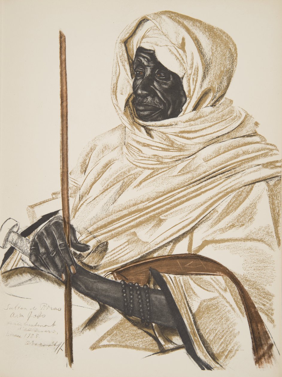 Aim Gabo, Sultano di Birao, da Dessins et Peintures d