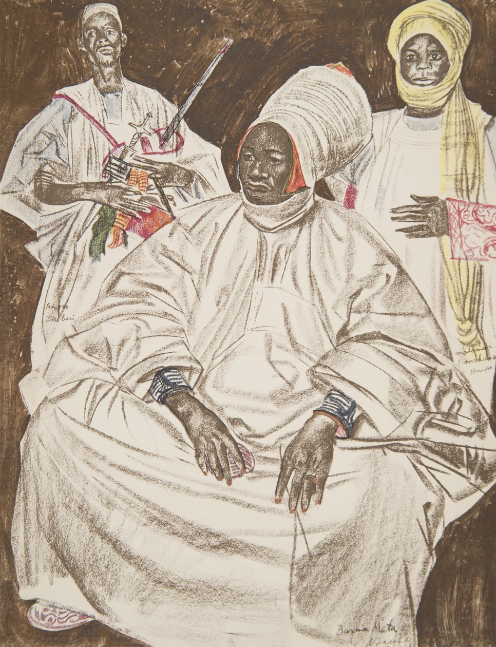 Barma Mata, Sultano di Zinder, da Dessins et Peintures d
