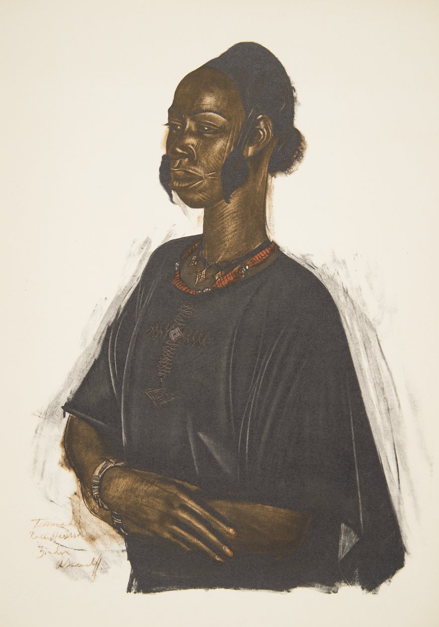 Femme Haoussa (Zinder), da Dessins et Peintures d
