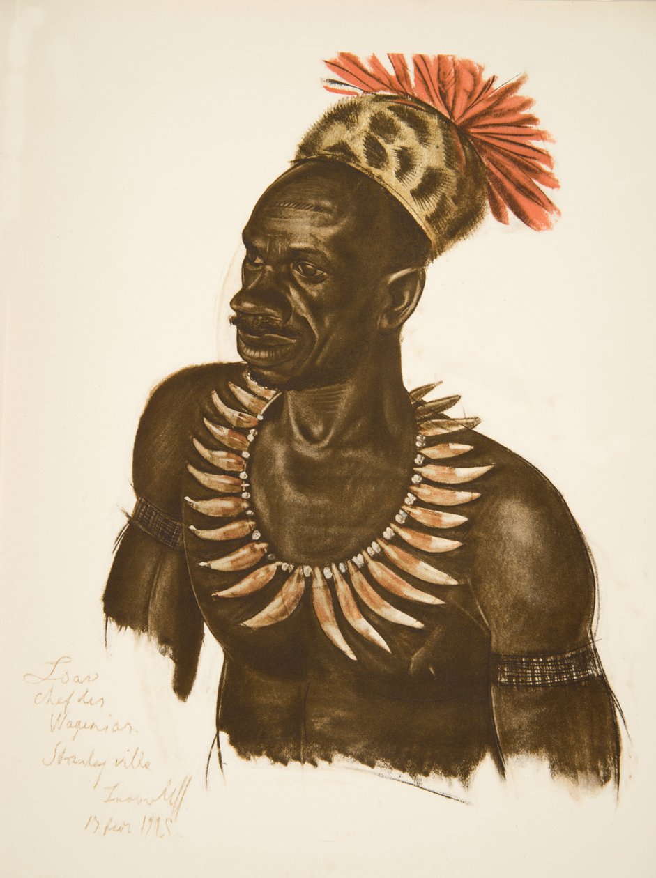 Louaho, capo Wagenia (Stanleyville), da Dessins et Peintures d