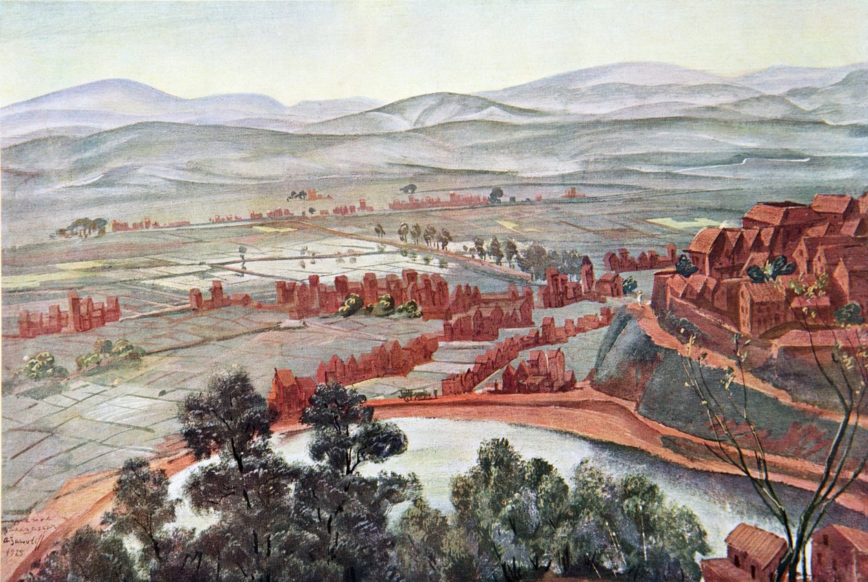 Tananarive, vista del Palazzo della Regina, da Dessins et Peintures d