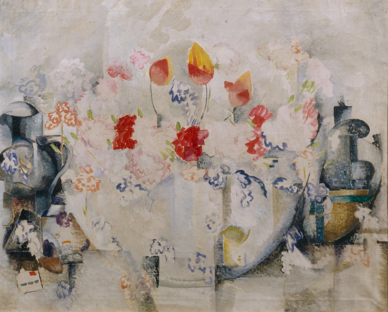 Vaso con fiori da Alexandra Alexandrowna Exter