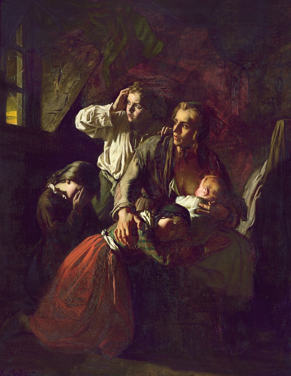 Un lampo di fulmine, prima del 1848 da Alexandre Antigna