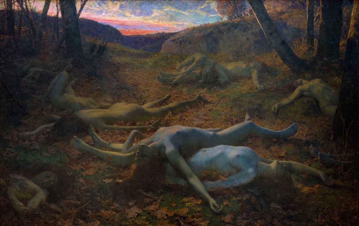 Foglie morte! da Alexandre Jacques Chantron