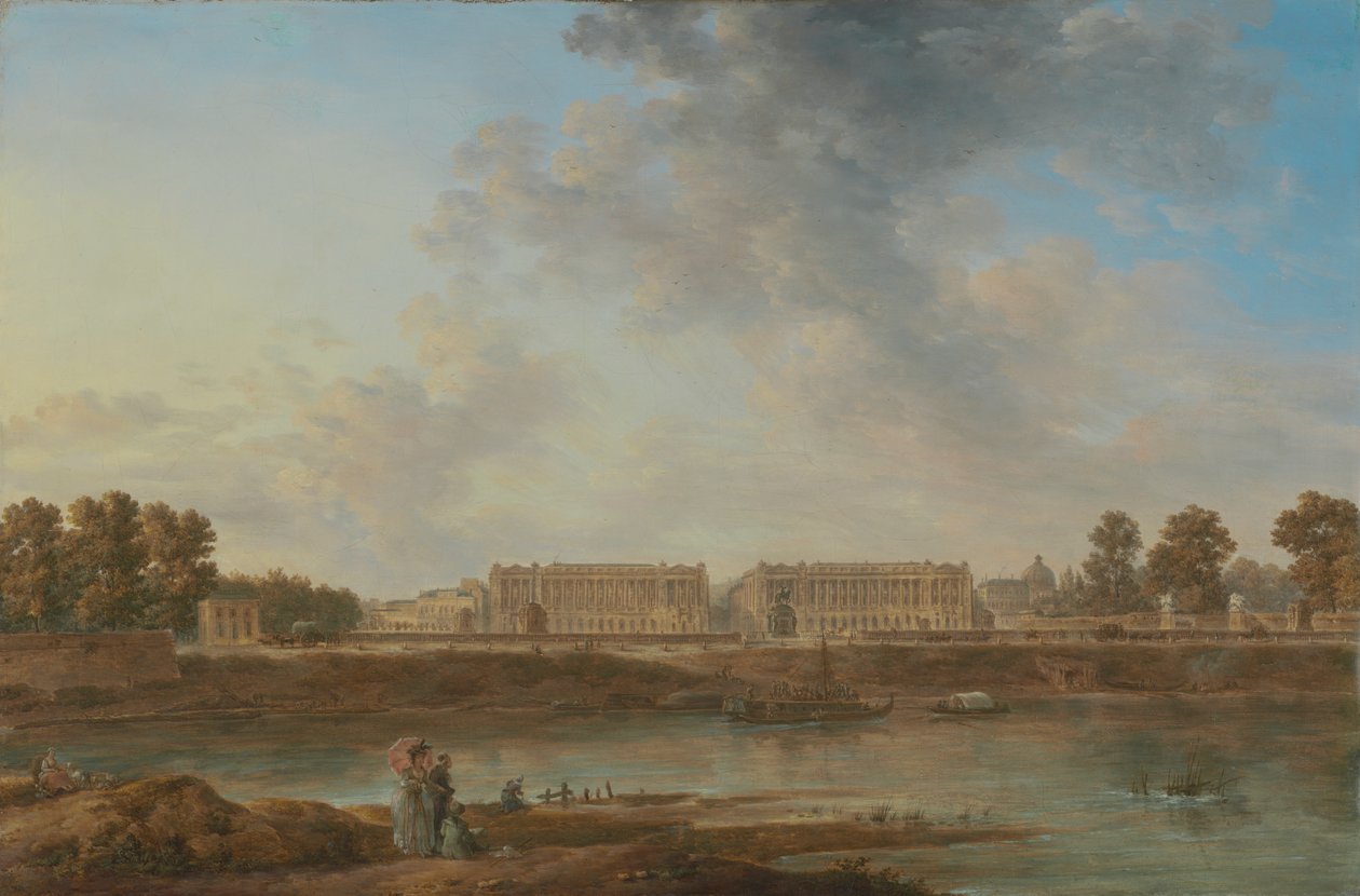 Una vista di Place Louis XV da Alexandre Jean Noel