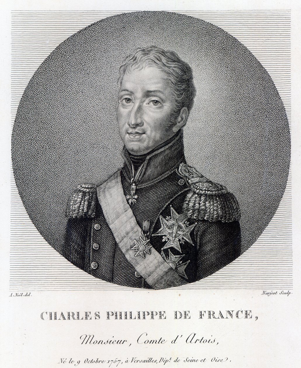 Ritratto di Carlo di Francia (1757-1836), Conte d