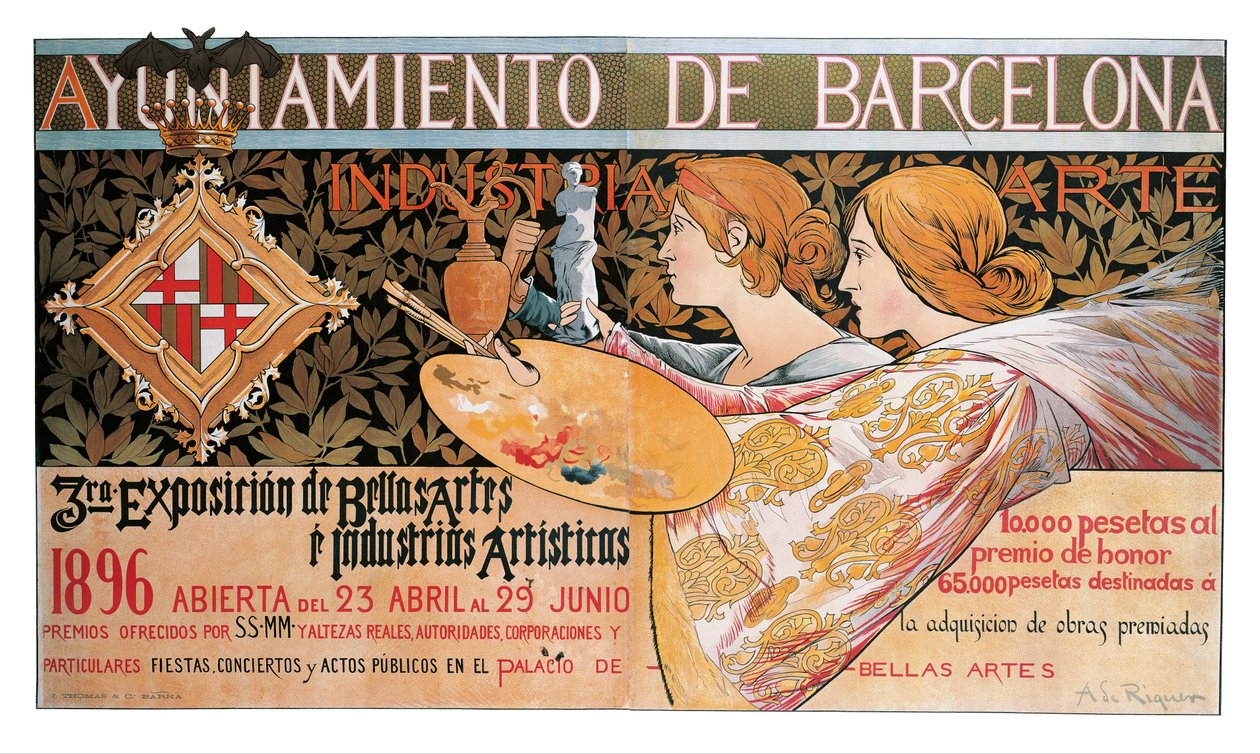 3ª Esposizione di Belle Arti e Industrie Artistiche da Alexandre de Riquer